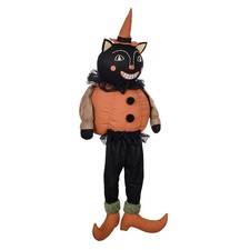 Joe Spencer -Halloween Vintage Cat Doll Gathered Traditions/Gallerie II picture