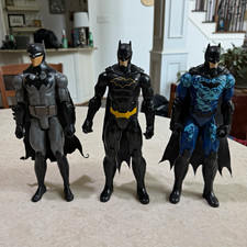 Batman 12” Action Figure Lot of 3 Mattel DWM49 Spin Master 67800 DC Comics picture