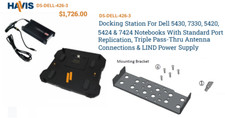 99.99% Life Left DS-DELL-426-3 Docking Station for Dell 5430 7330 5420 5424 7424 picture