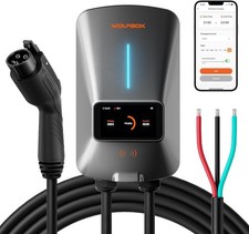 WOLFBOX Level2 EV Charger WiFi 50A Smart Display 240V Electric Charging Station picture