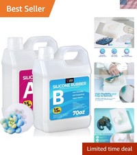 140oz Safe & Flexible Silicone Mold Making Kit - Perfect For Art Crafts picture