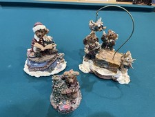 Boyds Bear Christmas Set Lot 'Twas The Night Before & Lesson picture