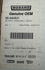 Hobart 00-043521 Main Control Board Assembly  picture