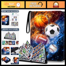 900 Baseball Trading Cards Binder Album - 9 Pocket Zip Sports Card Holder picture