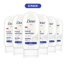 Dove Deep Moisture Nourishing Hand Sanitizer Gel All Skin, 2 oz 6 pack picture