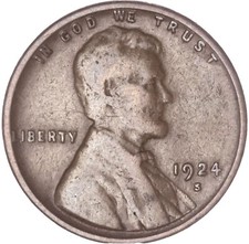 1924-S Lincoln Wheat Cent “Best Value on eBay “ FAST  picture