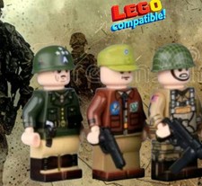 3x George Patton WWII US Army Soldier Figure FIGURES Flying Tigers 82nd Airborne picture