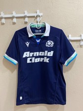 Scotland Home Rugby Union Shirt Macron Jersey Size M picture