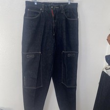 Vintage Damani Dada Baggy Hip Hop Jeans With Front Pockets Blue Size 34(0065) picture