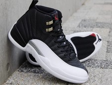 Men's Jordan 12 Retro Playoff Black White CT8013-006 Size US 7-12 picture