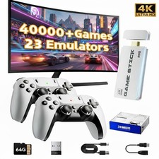 Consola de Videojuegos 4K HDMI Retro Inalámbrica Con Video Juegos Clásicos 2026 picture