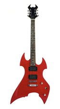 Zenison Heavy Metal Style Electric Guitar, Solid Wood Body, Maple Neck, Red picture