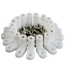 50pcs arcade L Type PCB Mounting Feet with Screw for JAMMA MAME Game PCB Board picture
