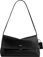 NWT COACH Chelsea Shoulder Bag 30 Leather Crossbody Handbag CDS58 Black Outlet picture
