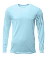 A4 Polyester Long Sleeve Moisture Wicking Tee Dri-Fit Sprint T-Shirt - N3425 picture