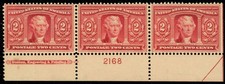 USA Scott# 324 Mint NH Bottom Margin Str3 w/ Imprint & Plate# SCV$210 (53714) picture
