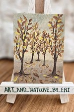 ACEO Original Acrylic Painting Paper art_and_nature_by_eri SCENERY picture
