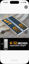 Wheelchair Ramp Aluminum Anti-Slip Single-Fold Suitcase 48in 29.2in picture