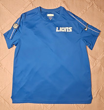 Nike NFL Detroit Lions Steve Heiden Dri-FIT Shirt Blue Men's Size XXL picture
