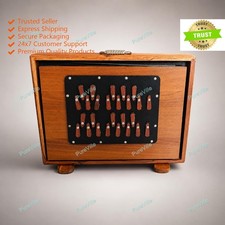 Professional 26 Notes, Sur Peti, Shruti Box TeakWood Indian Instrument picture