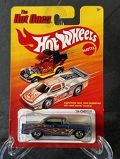 Hot Wheels 2012 The Hot Ones '56 Chevy Metalflake Dark Blue with flames picture