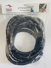 Outback Wrap Python | Hose Protector & Tagging Wrap 20mm x 15ft Black picture