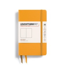 Leuchtturm1917 A6 Blank Notebook Rising Sun 187 Pages Elastic Closure Pocket picture