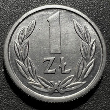 POLaND - 1 Zloty 1989 - The Polish People's Republic *UNC picture