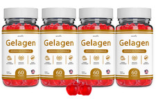 (4 Pack) Gelagen Gummy Advanced Skin Health Support Formula Gela Gen Gummies picture