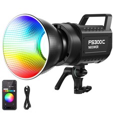 NEEWER FS300C 300W RGB LED Video Light with App 2.4G Control Studio Photography picture