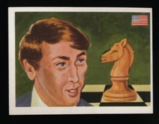 RARE PORTUGAL VERSION 1979 Quelcom BOBBY FISCHER #73 Ases Mundiales Deporte 70 picture