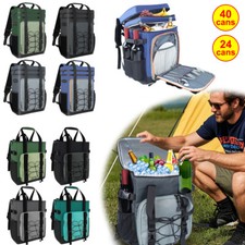24/40 Cans Backpack Cooler Insulated Leakproof Waterproof Beach Camping Picnic picture