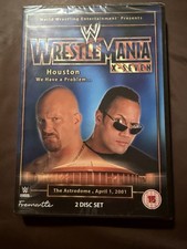 WWF WWE - WrestleMania X-Seven (DVD, 2001, 2-Disc Set) NEW & SEALED, MEGA RARE picture