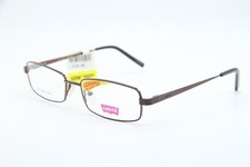 NEW LEVI’S LS 557A-1 BROWN AUTHENTIC EYEGLASSES 53-17 picture