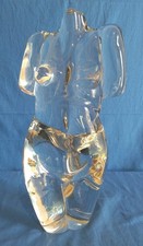 Nude Bust Sculpture Woman Unique Work Vincenzo Nason Murano Glass Signed picture