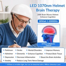 1070nm NIR Light Brain Photobiomodulation Helmet for Parkinson Alzheimer Stroke picture