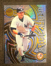 1998 Pacific Revolution Derek Jeter Yankees Embossed Shadow Series #11/99 Rare picture