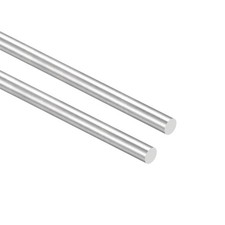 2 Pack 304 Stainless Steel Round Rods 8mm x 350mm Solid Shaft Rods picture