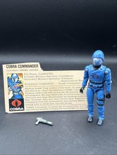 Vintage 1982 GI JOE ARAH Complete COBRA COMMANDER Name ENEMY LEADER Mickey Mouse picture