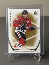 2021-22 Upper Deck SP Authentic Patrick Kane Limited Gold #6 /99 picture