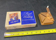 vintage DO NOTHING machine crank 1991 and Royal Wedding 1981 Sealed Matches picture