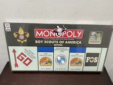 Rare 2004 Boys Scouts of America Monopoly Game by USAopoly Brand New Sealed picture