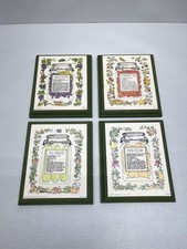 Vintage 1975 Scafa Tornabene Canning Recipe Wall Hangings - Farmhouse Art picture
