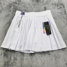 NEW Indero Skort Womens L White Court Collection Pickle Ball Skirt Shorts Lined picture