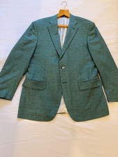 Canali Exclusive Green Silk Cashmere Sport Coat EU 52 Made in Italy picture
