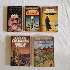 LOT of 5 Vintage Carlos Castaneda Paperback Books Teachings Lessons of Don Juan picture