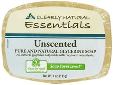 Clearly Natural Glycerin Bar Soap Unscented 4 Ounce (Pack of 6) picture