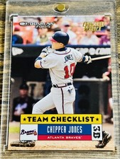 2005 Donruss Chipper Jones GOLD Press Proof /25 Atlanta Braves #373 picture