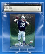 1998 Topps Finest #6 PEYTON MANNING Pro Bowl Jumbo CGC 8 RC Colts Broncos HOF picture
