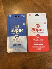 The Super Patch Company:The Rocket Patch & The Freedom Patch Pack Of 30 Patches picture